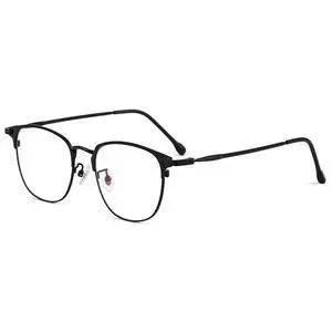 HOKETOP Blue Light Blocking Glasses for Men Anti-Fatigue Computer Monitor Gaming Glasses Prevent Headaches Glasses, Oval Black