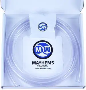 Mayhems - Premium Soft Tubing - Ultra Flex PVC - High Flexibility Version, 13 mm (1/2") Inner Diameter x 19 mm (3/4") Outer Diameter, 3 Metre Length