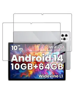 BOVUGAC [2 Pack] Screen Protector for Tuotatop X13 /FIEKVE JF1001 Tablet Tempered Glass Film Compatible with Tuotatop X13 /FIEKVE JF1001Tablets Anti- Scratch Sensitive Dropproof Screen Protector