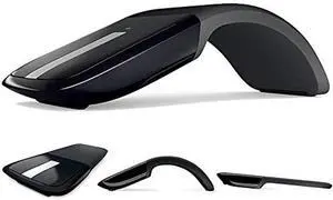 PoseiTun Wireless Mouse Foldable Mice Folding for Laptop PC