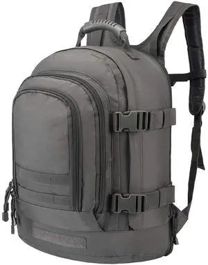 Greencity Laptop Backpacks Tactical 3 Day Expandable Bug Out Bag Classic Case Travel HikingGray