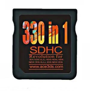 SDHC 330 in 1 Gaming Card Compatible with DS DSI 2DS 3DS 2DSXL 3DSXL
