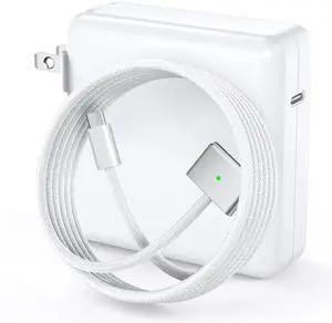 96W Charger for MacBook Pro 16 14 inch Mac Air 15 13 inch 2025 2024 2023 2022 2021 M1M4 Type C Fast Charger Power Adapter & 6.6FT Type C to Magnetic 3 Cable LED Applicable 2021-2025