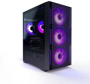 OKAMUS Gaming PC, i7 CPU, RX 590 8GB Graphics, 1TB NVMe SSD, 32GB DDR4 ECC RAM, RGB Fans, 550W PSU (i7+RX 590+1T +32G)