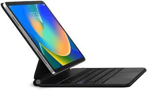 runelk Keyboard Case for iPad 10th Generation 2022 & 11th (A16, 2025)  Magic-Style Keyboard with Multi-Touch Trackpad  Floating Cantilever Stand  Magnetic Case for iPad 10.9 inch 10th / 11th Gen.