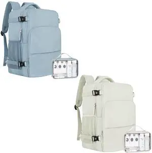 Sinaliy Travel Backpack, Personal Item Size Airline Approved, Backpack with Multi-Pockets, College Backpack Bag, Waterproof Carry On Business Backpack