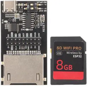 SD WiFi PRO Transmission Module, Wireless Cloud Transmission Module with 8GB Storage Card, Built in USB C Connector, for Prus for MK3S Vorn