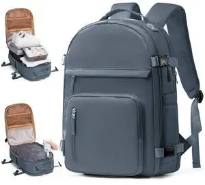 coofay Vacuum Backpack Travel with Pump Vacpack Travel Backpack with Vacuum System Compression Backpacks for Traveling Mochila De Viaje Carry on Luggage