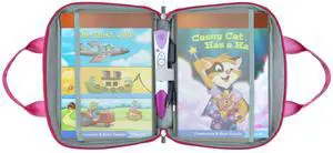 Gaga city Carrying Bag Compatible with Leapfrog LeapReader System Learn-to-Read 10 Book Mega Pack, Compatible with Leapfrog LeapReader Reading and Writing System, Pink