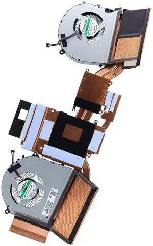 Deal4GO CPU & GPU Cooling Fan w/Heatsink Thermal Module Assembly L62865-001 Replacement for H P 17-CB 17-CB0030NR 17T-CB0000 with RTX 2070