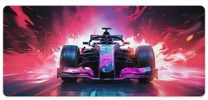 FeoYoed Large Mouse Pad F1 Racing Desk Mat Computer Accessories Gaming Office Organizers Supplies Decor Essentials Keyboard Pads for Desk Rubber 40x90cm