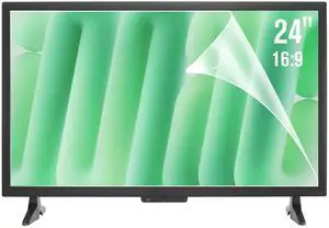 F FORITO 2-Pack 24 inch Matte Anti Glare Film for TV, Eye Protection Anti Reflection Shield Compatible with 24" TV with 16:9 Aspect Ratio