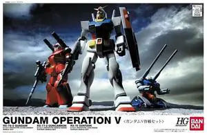 GUNDAM - 1/144 HGUC GUNDAM OPERATION V SET - Model Kit