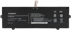 ETESBAY AA-PBMN4VN Laptop Battery Replacement for Samsung Galaxy Book Pro 360 15 15.6" NP950XDB NP950XDB-KB1US NP950XDB-KA1US NP950XDB-KC5US NP950XDB-KC3US NP950QDB NP950QDB-KB1US 15.44V 68WH/4405mAh