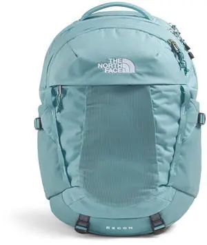 THE NORTH FACE Women's Recon Everyday Laptop Backpack | Commuter Travel Bag with 16" Laptop Sleeve, Water-Repellent Finish, Women-Specific Fit, Blue Eclipse Light Heather/Blue Eclipse, One Size