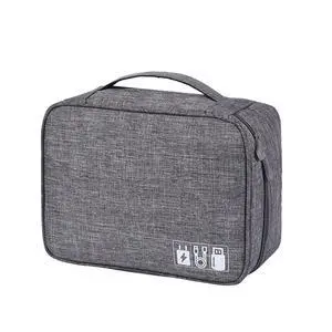 Docooler Large Capacity Storage Bag, Data Cable Storage Bag, Travel Charging Bagpack, Headphone Organizer, Multi-functional Compartment Bagpack for Work, Travel, Business - Colorful Optional