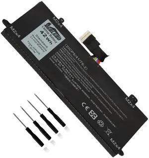 GBLGBD J0PGR Replacement Battery for Dell Latitude 12 5290 5285 2-in-1 T17G T17G001 T17G002 Series, Compatible with Part Numbers JOPGR 0J0PGR 1WND8, 42Wh 4400mAh 2-Cell Li-ion Business Laptop Battery