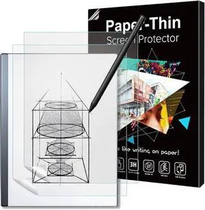TiMOVO 2 Pack Matte PET Film Screen Protector Compatible with Remarkable 2 Tablet, Fit for 10.3-inch Paper Tablet, Write and Draw Like on Paper, Anti-Scratch