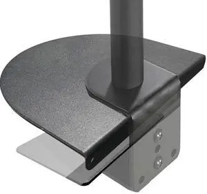 Steel Monitor Mount Reinforcement PlateMonitor Arm Reinforcement Plate for Fragile Tabletop, Monitor Mount Reinforcement Plate Fits Most Monitor Stand C Clamp Installation