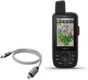 BoxWave Cable Compatible with Garmin GPSMAP 66i - Micro USB DuraCable, Braided Micro USB Charging Cable for Garmin GPSMAP 66i - Space Grey