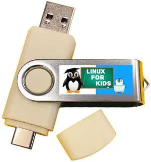 Linux for Kids OS Bootable USB Flash Thumb Drive for PC for Children and Students Learning System  Study at Your own pace