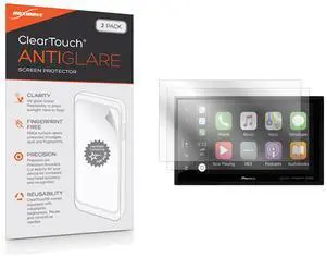 BoxWave Screen Protector Compatible with Pioneer DMH-2660NEX - ClearTouch Anti-Glare (2-Pack), Anti-Fingerprint Matte Film Skin