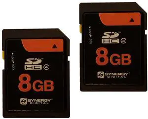Synergy Digital Memory Card, Compatible with Canon EOS Rebel XSi Digital Camera Memory Card 2 x 8GB Secure Digital High Capacity (SDHC) Memory Cards (2 Pack)