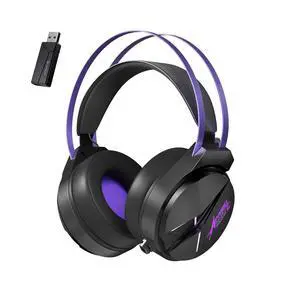 Wireless Gaming Headset - Pro E-Gaming Level Over Ear Headphones with Short MIC,Suspension Headband,Dual EQ & Noise Cancel,PRO-G Audio,7.1 Surround Sound,RGB for PC (USB, BTv5.4, 2.4GHz, Wired)