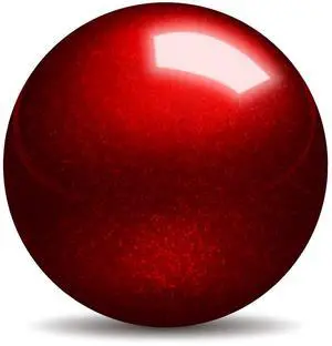 ELECOM Trackball Replacement for 34mm/1.34", Trackball mouse, EX-G, DEFT, bitra, HUGE, Relacon, Red ball (M-B1RD)