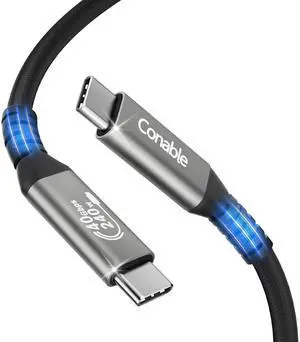Coaxial USB 4 Cable 4FT, USB C Cable, Real 40Gbps Data Transfer, 8K/5K@60Hz Video, 240W Charging, Compatible for MacBook, SSD, iPhone 16/15, Thunderbolt 4, MacBook, XPS, Surface Pro -Coaxial Version Coaxial USB 4 Cable 4FT, USB C Cable, Real 40Gbps Data Transfer, 8K/5K@60Hz Video, 240W Charging, Compatible for MacBook, SSD, iPhone 16/15, Thunderbolt 4, MacBook, XPS, Surface Pro -Coaxial Version
