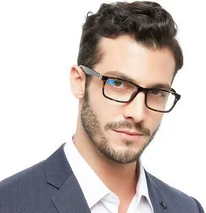 OCCI CHIARI Blue Light Blocking Reading Glasses Men Anti Fatigue Computer Glasses Filter UV Ray Gray 6.0(1.0 1.25 1.5 1.75 2.0 2.25 2.5 2.75 3.0 3.5 4.0 5.0 6.0)