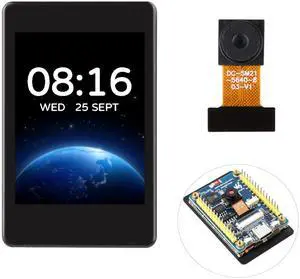 ESP32-S3 2inch Capacitive Touch Display Development Board, Onboard 2inch IPS Touchscreen 240×320 Pixels, 32-bit LX7 Dual-core Processor, Supports WiFi & Bluetooth, Comes with OV5640 Camera