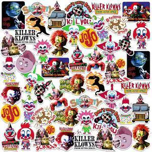 Killer Klowns from Outer Space 50ct Vinyl Large Deluxe Stickers Variety Pack - Laptop, Water Bottle, Scrapbooking, Tablet, Skateboard, Indoor/Outdoor