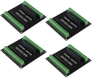 4PCS ESP32 Breakout Board 30 Pin GPIO 1 into 2 Compatible with 30 Pins ESP32S ESP32 Development Board 2.4 GHz Dual Core WLAN WiFi + Bluetooth 2-in-1 Microcontroller