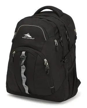 High Sierra Access 2.0 Laptop Backpack, Black, One Size