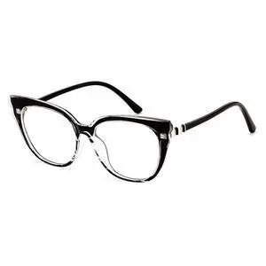 FEISEDY Cat Eye Blue Light Blocking Glasses for Women Anti Eyestrain & UV B0182