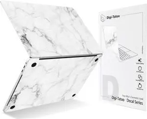 Decal Skin Compatible with 2025 MacBook Air 13.6 inch (Model A3240, M4 Chip) - Protective and Decorative Full Body Skin Decal Sticker, Anti-Scratch Vinly Wrap [Fresh Marble]