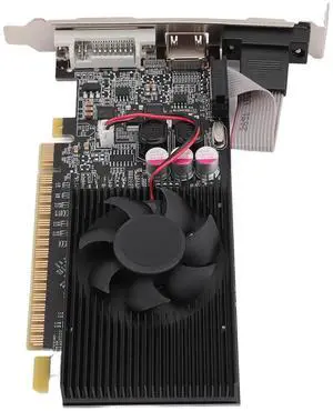 Yunir Gaming Graphics Card,2GB DDR3 64BIT PCI E Graphics Card,2560X1600 Resolution,Desktop Computer Gaming Graphics Card for 10 11 7 8