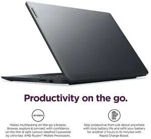 Lenovo IdeaPad Touchscreen Laptop, 15.6" FHD(1920x1080) IPS 300nits Anti-Glare Display, AMD Ryzen 5 7520U, 8GB LPDDR5 RAM, 256GB SSD, AMD Radeon Graphics, Windows 11 Home, Abyss Blue, EAT 16GB USB PEN
