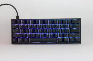 Ducky One 2 Mini Pro RGB Mechanical Keyboard Classic Black - Gateron Red Switch