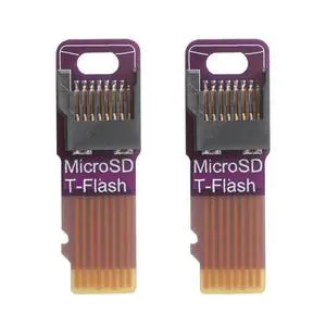 PinQiongZhe Micro SD Card Test Board TF Card Adapter PCB Circuit Board Male to Female Test and Repair Lab Board Quick Replace Micro SD Card (2pcs)