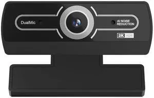 Diccik 2K Webcam, Full HD Webcams,Video and Wide Angle Camera,Plug and Play USB Webcam for Online Calling/Conferencing, Zoom/Skype/Facetime/YouTube, Laptop/PC