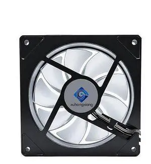 xuhongxiang 120mm RGB Fan Infinity Mirror - Hydraulic Bearing Silent Fan, 1600RPM High Airflow, Ultra Quiet 26.9dB, Led Light Cooling RGB Fans for Computer Gaming Cases