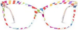Zeelool Blue Light Blocking Glasses for Women, Fashion Butterfly Glasses Computer Eyeglasses Eyewear Anti UV, Eyestrain and Glare ZJGT000044-23B