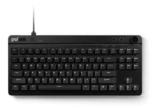 Pulsar XBOARD MS Mechanical Gaming Keyboard, 35K Scan Rate & 8K Polling for Ultra-Low Latency, Hot Swappable, TKL Gasket Mount, Aluminum Plate, PBT Double-Shot Keycaps, RGB Backlit, Volume Knob