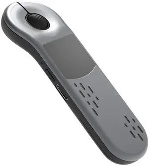 GUVOHUT Air Mouse Bluetooth Presenter with Touchpad for PC/iOS/Android, Rechargeable Remote Control for PowerPoint/Keynote/TikTok/Camera/Kindle App (Silver)