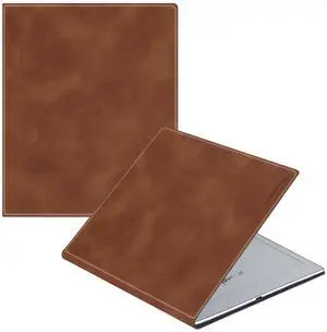 LaoShuSheng Magnetic Case for 10.3" Onyx Boox Go 10.3 ePaper Tablet (2024 Released) - Ultra-Thin Lightweight, PU Leather Book Folio Cover with Auto Sleep/Wake (Brown)