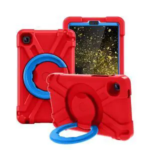 AKABEILA Tablet Case for Samsung Galaxy Tab A7 Lite T220/T225Rugged Kids Case with Stand Lightweight Shockproof Kids Friendly Tablet Cover Red+Blue