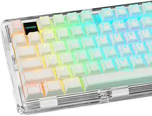 GEKUCAP Minimalist Style PBT Keycaps, Shine Through Doubleshot Keycap Set 142Keys, Cherry Profile Keyboard Keycaps for Gateron Cherry MX Switches Mechanical Keyboards