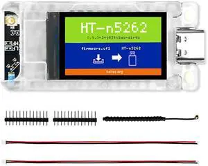 Meshtastic Mesh Node T114 V2 nRF52840 and SX1262 LoRa Chip Development Board Kit GPS Tracker 902-928MHz with 1.14 inch TFT-LCD Display BLE Compatible with Arduino (T114 with Screen)